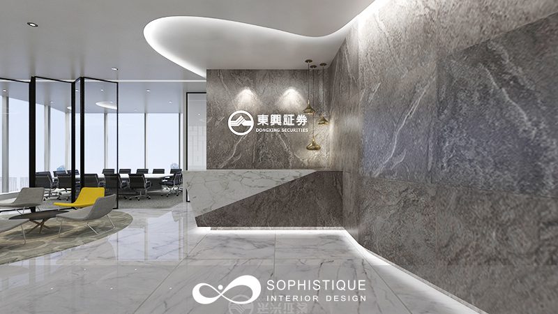 Office Interior Design-China Hong Kong City Office Design-Reception Interior Design 01